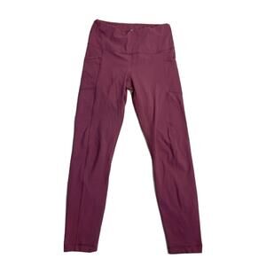 Yogalicious Women's Dusty Rose Pink Yoga Pants Leggings Size S